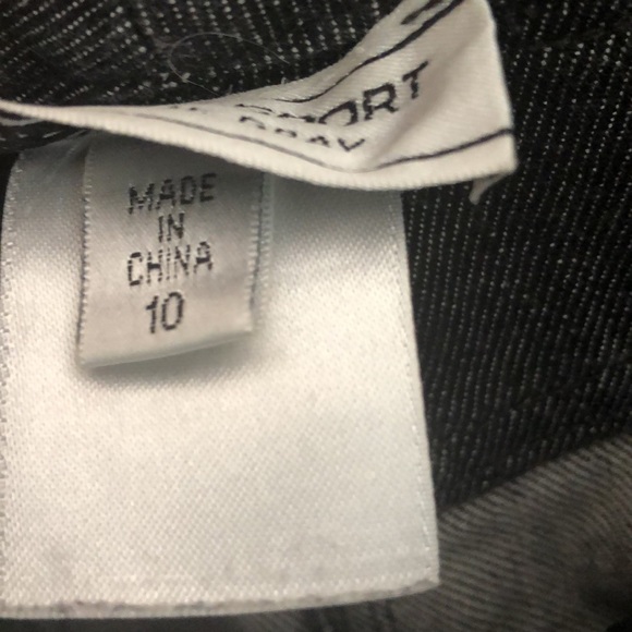 St John Sport by Marie Gray Grayish Black Wash Denim Jeans Size 10 - Picture 5 of 11